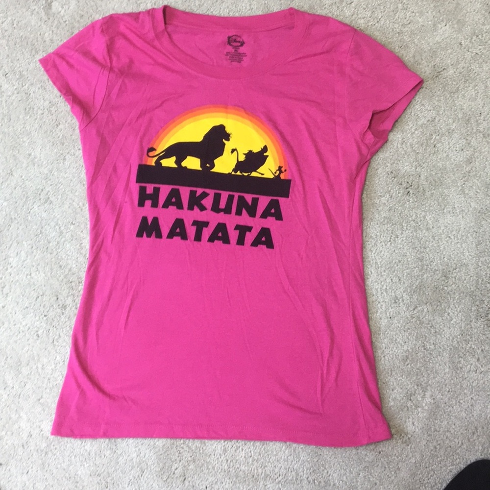Pink graphic tee
